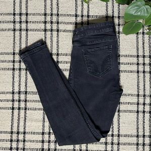 Hollister low-rise super skinny distressed jeans